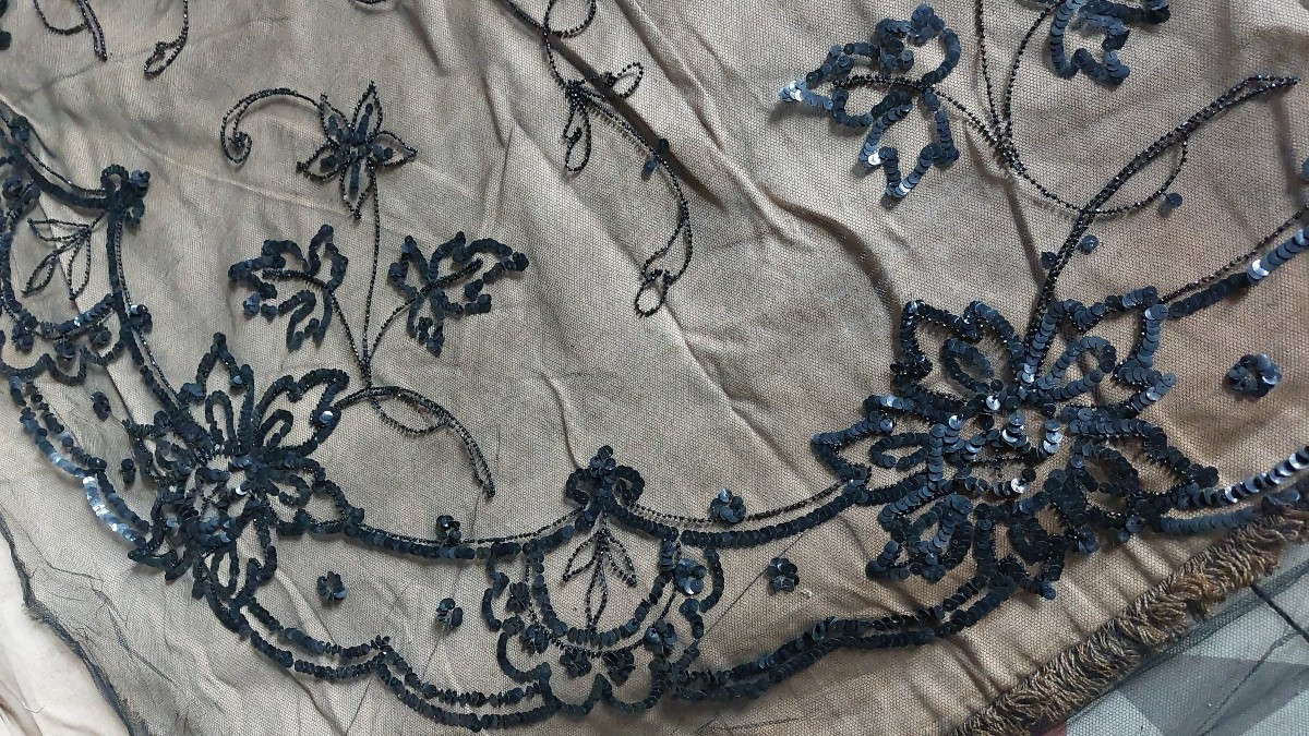 Broderie tulle début XXe -photo-1