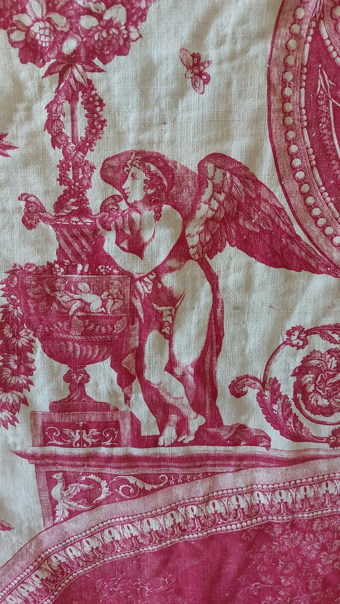 Toile imprimée Télémaque et Calypso 