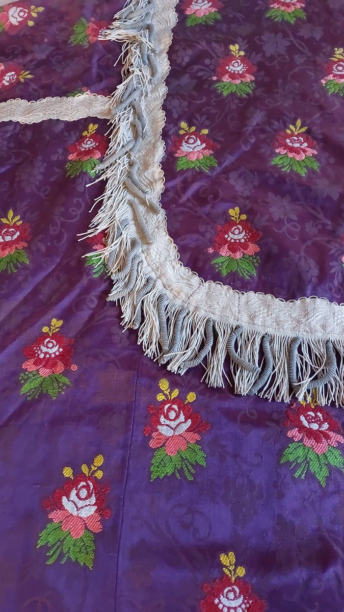 Restoration Brocaded Silk Cope -photo-4