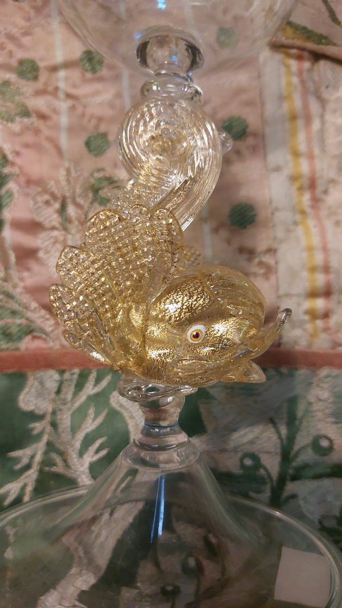 Large Murano Glass From The 1980s-photo-4