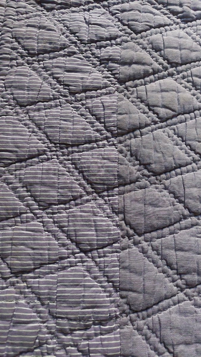 Couverture piquée d'époque XIXe -photo-5