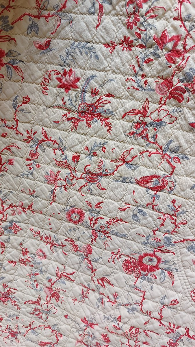 Quilted Cover, 19th Century Birds-photo-3