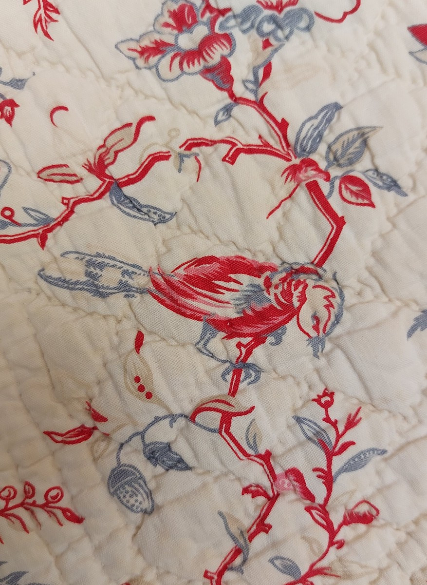 Quilted Cover, 19th Century Birds