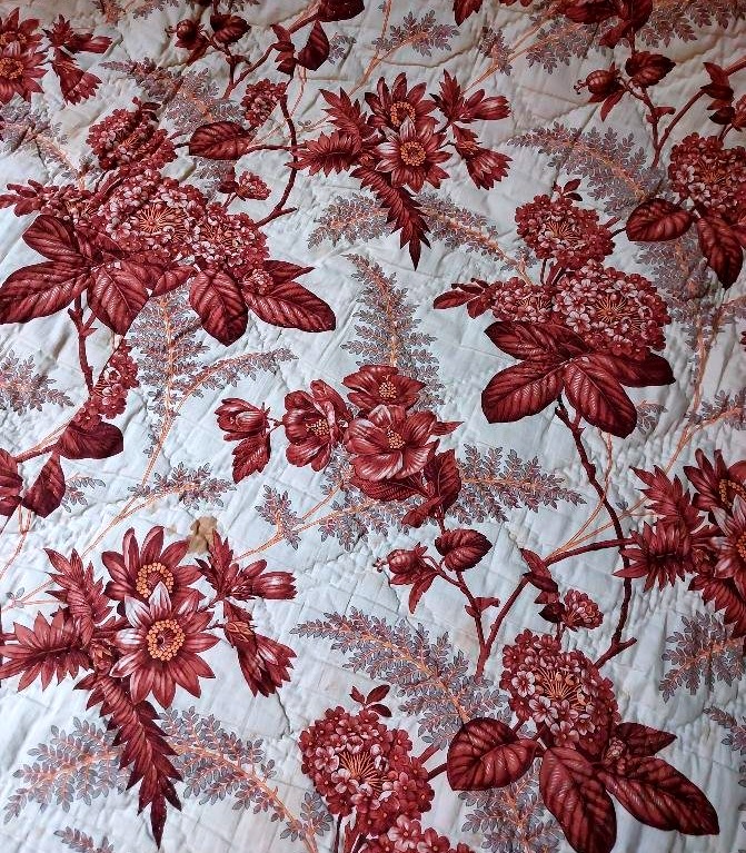 grande couverture piquée époque XIXe