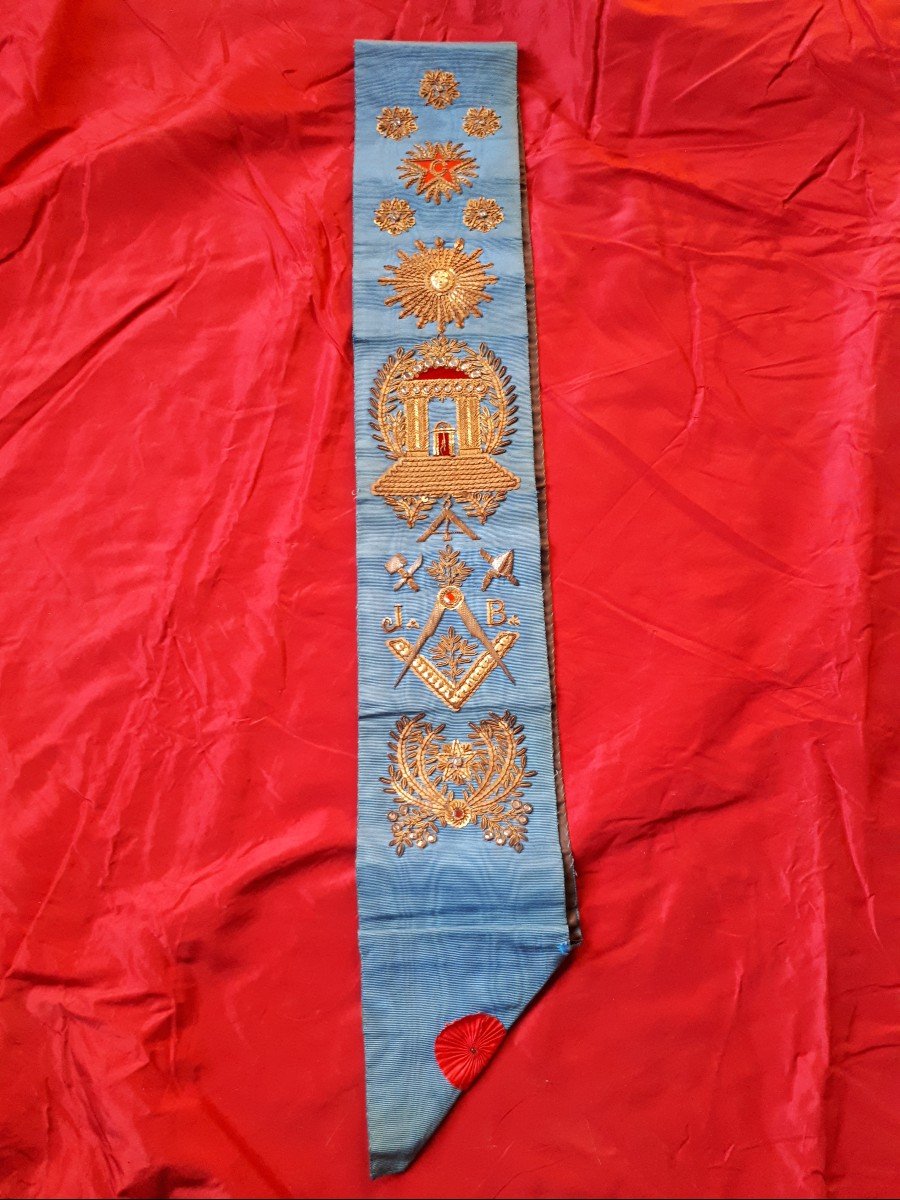 Freemasonry Cordon De Maitre-photo-3