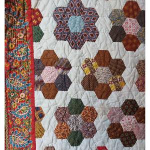Quilted Patchwork Blanket Provence Mid-19th Century 