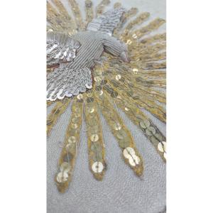 Parements Pour Dais XIXe Drap d'Argent 