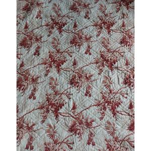Couverture piquée d'époque XVIIIe/XIXe 