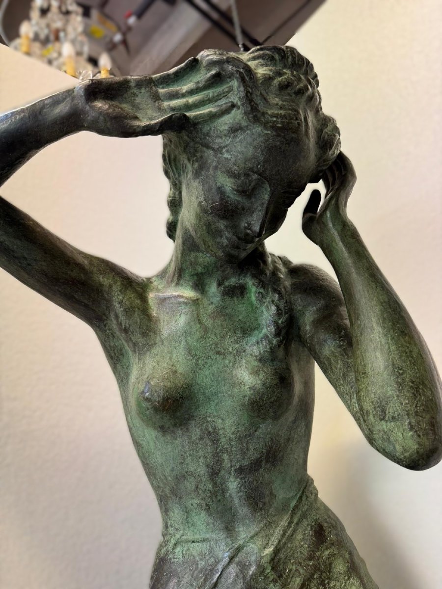Bronze Sculpture, Giovanni Riva (turin, 1890-1973)-photo-3