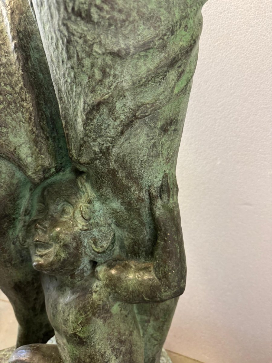 Bronze Sculpture, Giovanni Riva (turin, 1890-1973)-photo-5