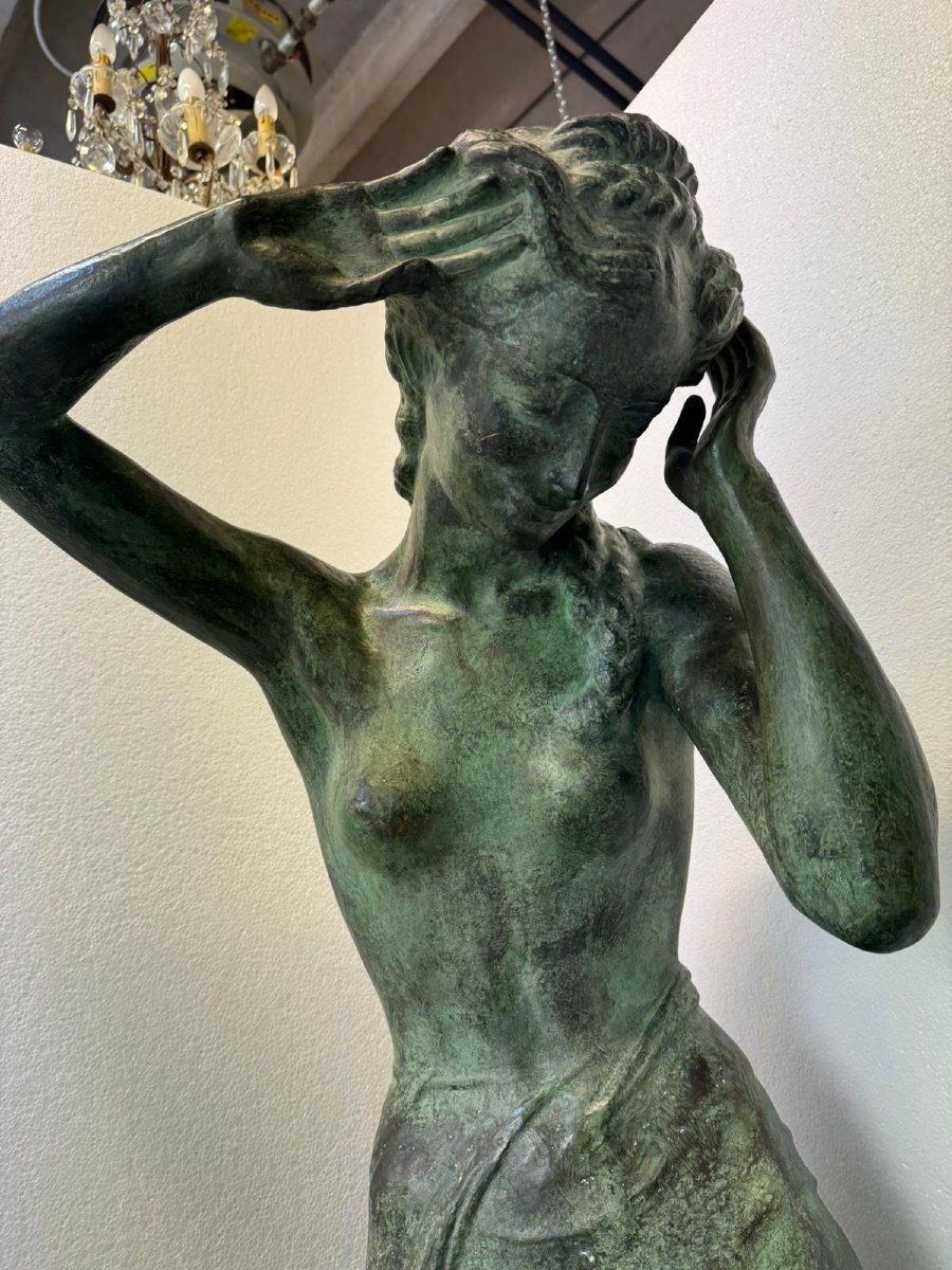 Bronze Sculpture, Giovanni Riva (turin, 1890-1973)-photo-7