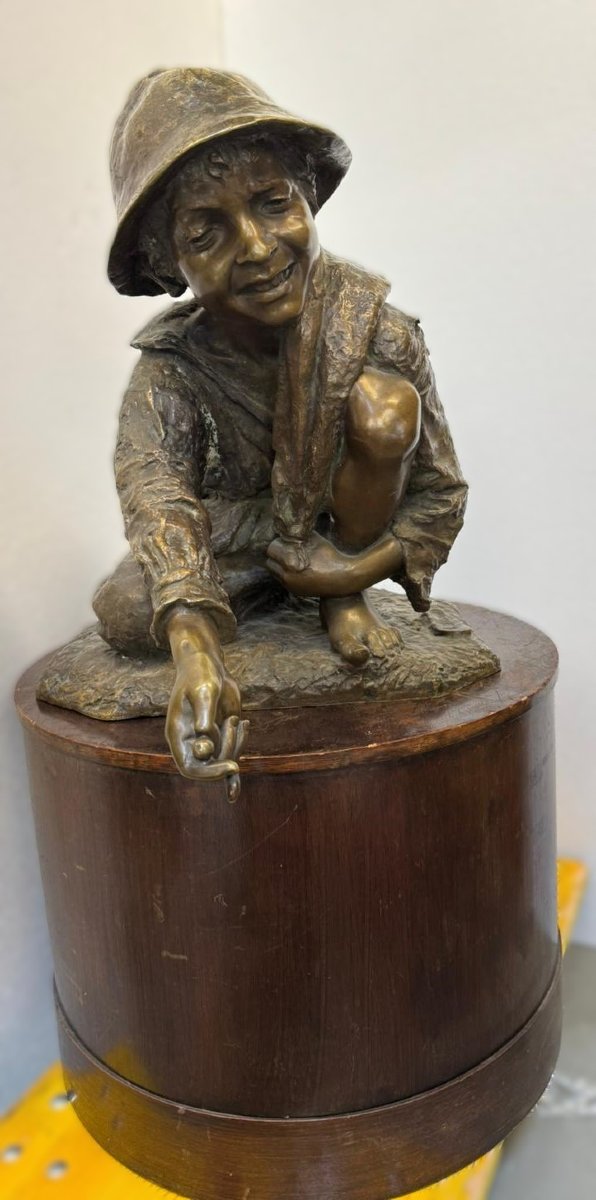 Bronze Sculpture, Enrico Astori (1859 - 1921)-photo-2