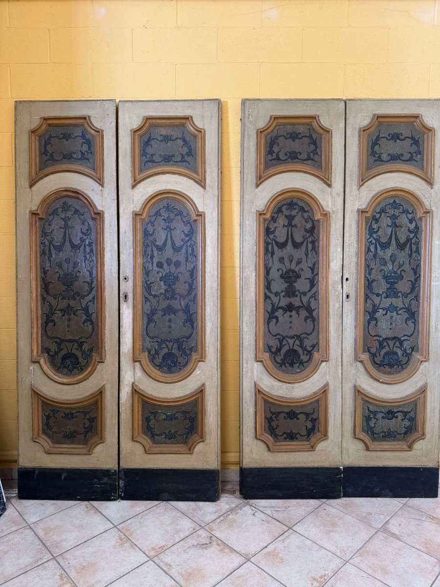 Pair Of Double Doors, 18th Century Italy-photo-4