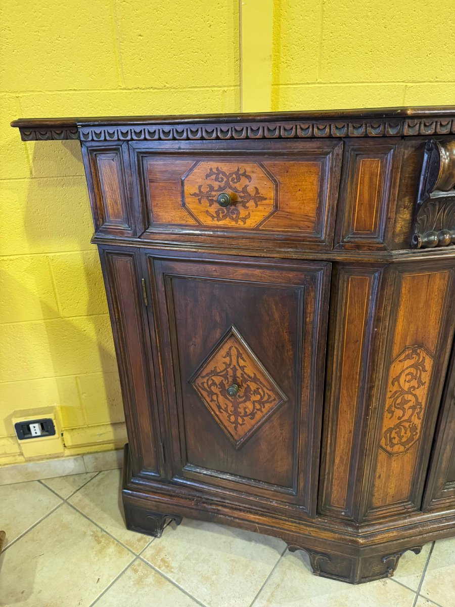 Buffet à trois portes et cinq tiroirs de style Renaissance-photo-3