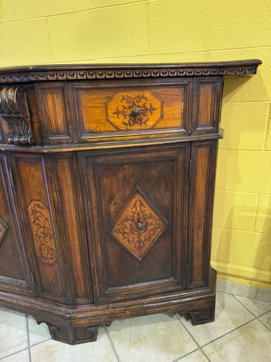Buffet à trois portes et cinq tiroirs de style Renaissance-photo-6