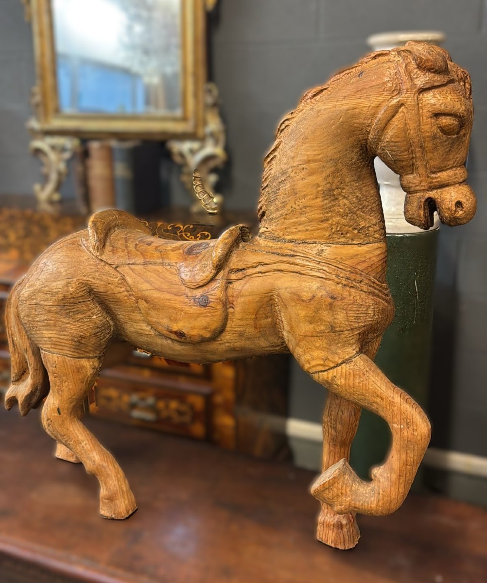 Ancient Carousel Horse