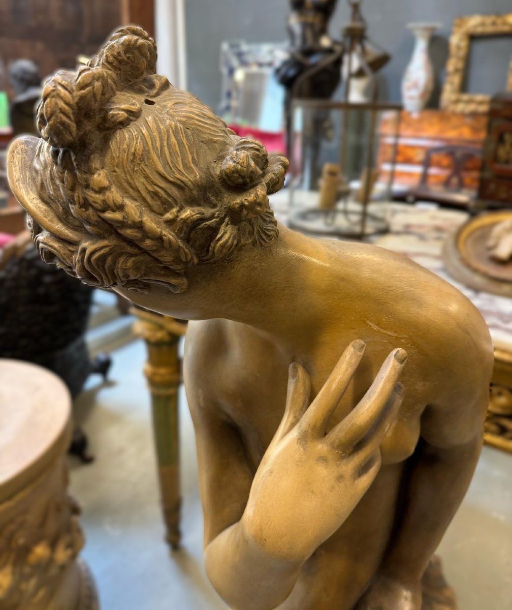 Terracotta Sculpture Venus, 20th Century-photo-3