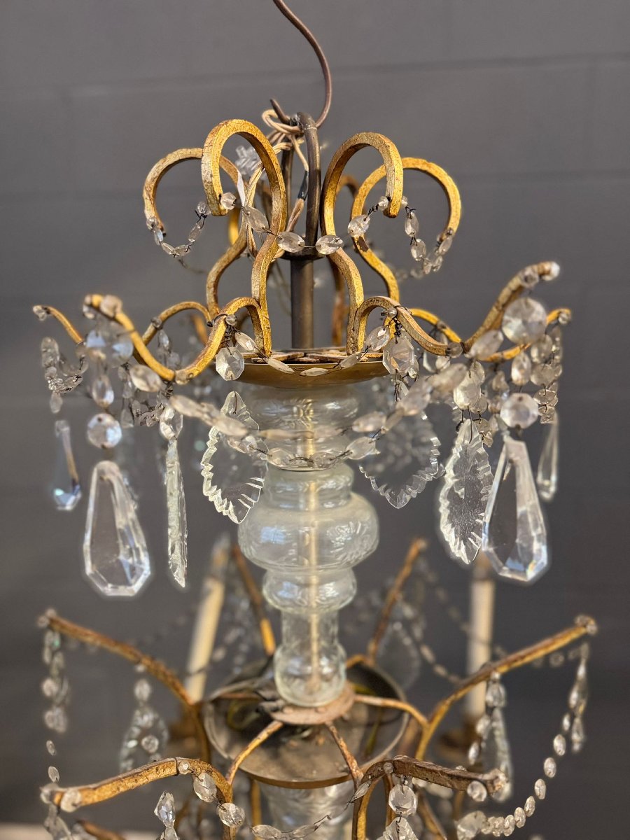 Antique Six-light Chandelier.-photo-2