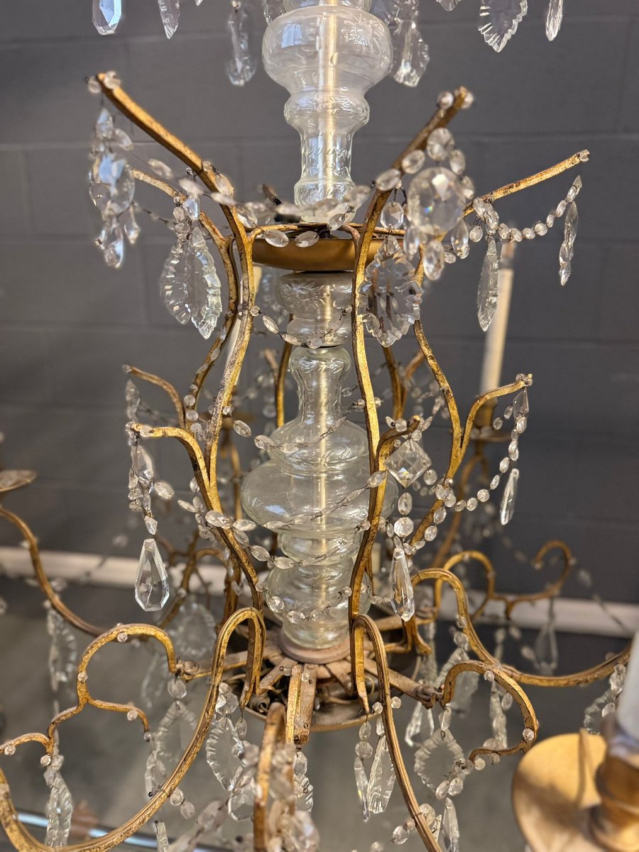 Antique Six-light Chandelier.-photo-3