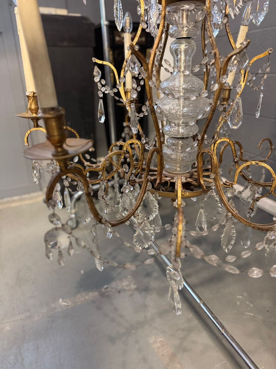 Antique Six-light Chandelier.-photo-4