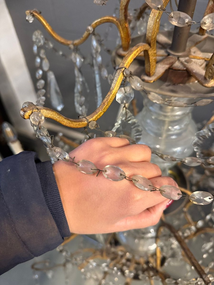 Antique Six-light Chandelier.-photo-3