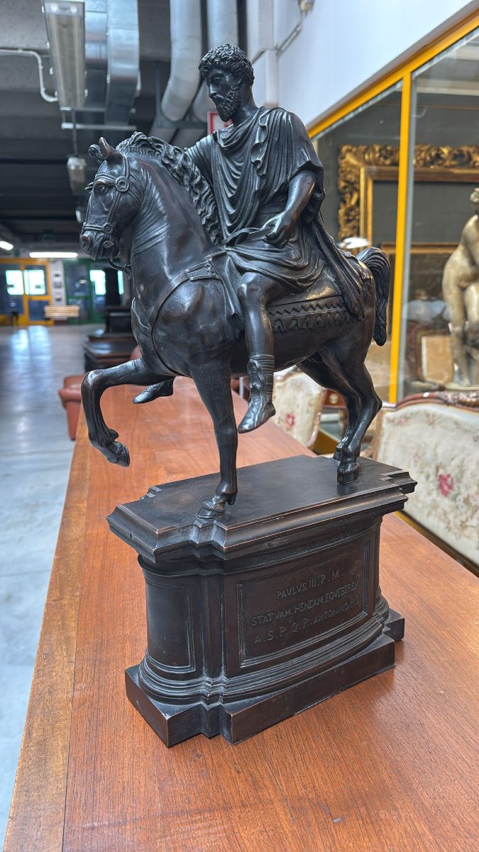  Bronze Depicting Marcus Aurelius-photo-4