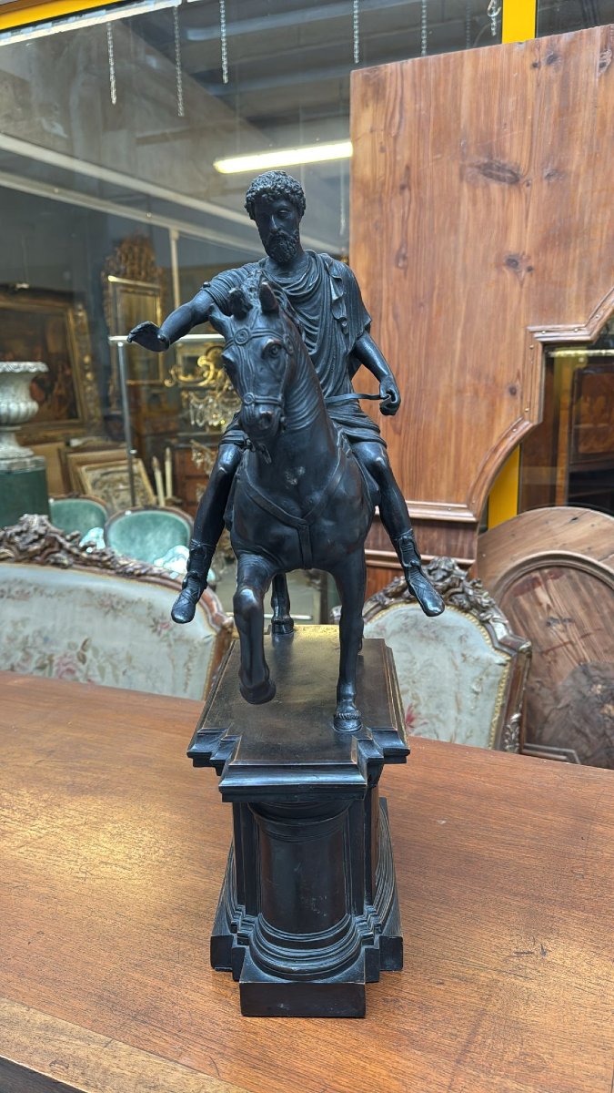  Bronze Depicting Marcus Aurelius-photo-2