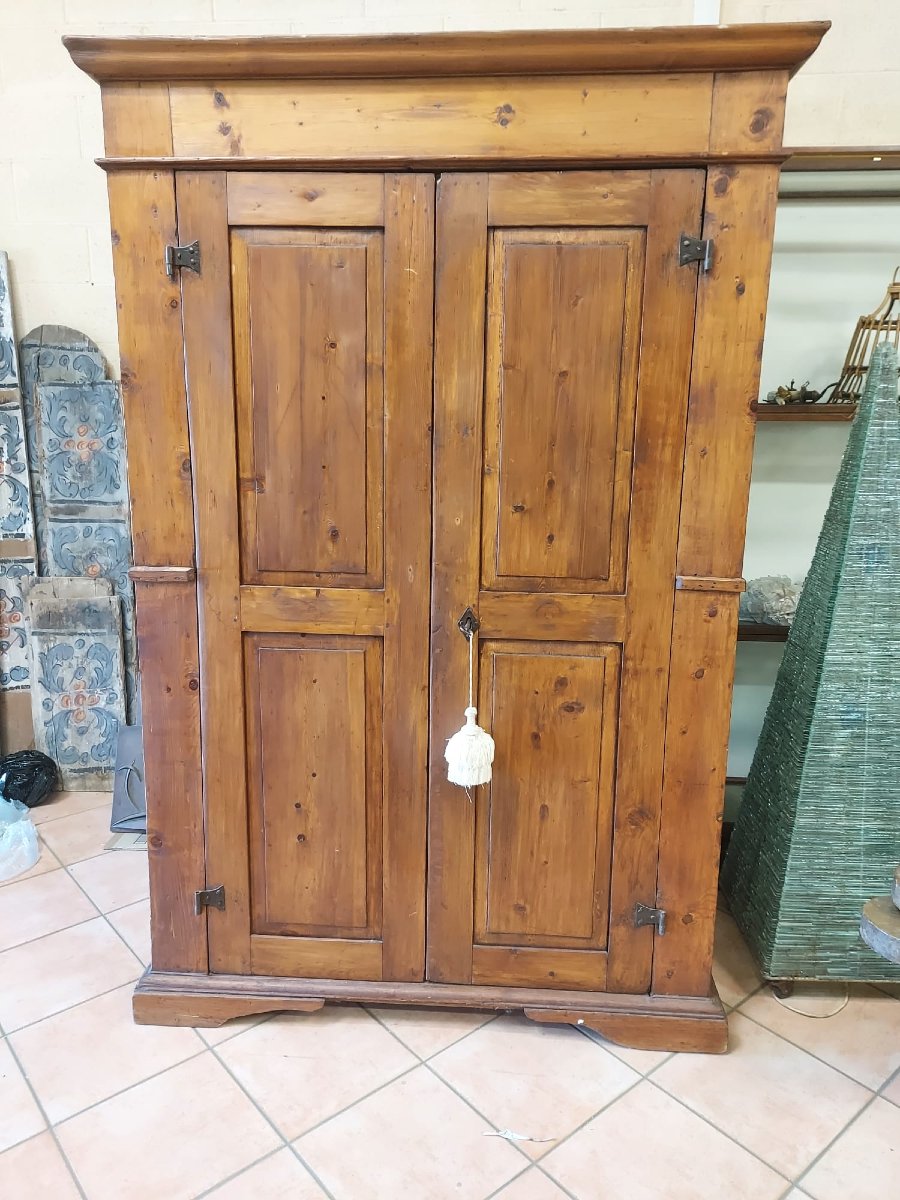 Two-door Pine Wardrobe-photo-2