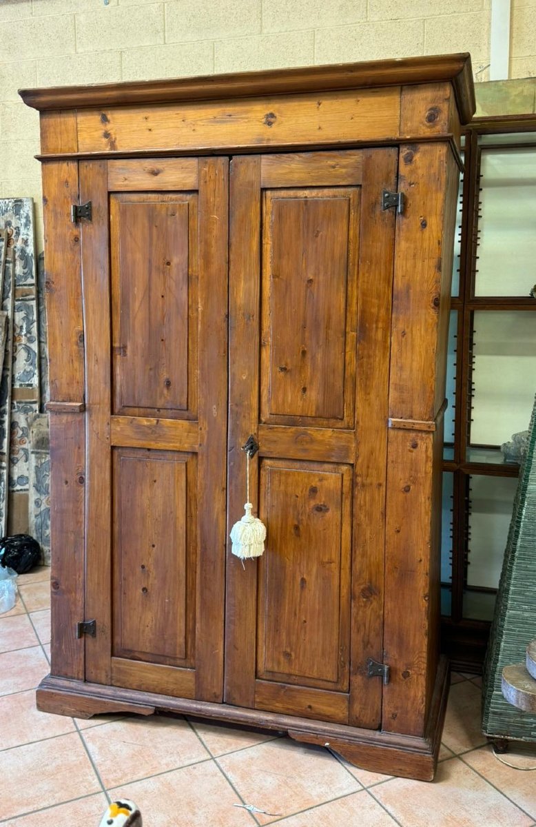 Two-door Pine Wardrobe-photo-2