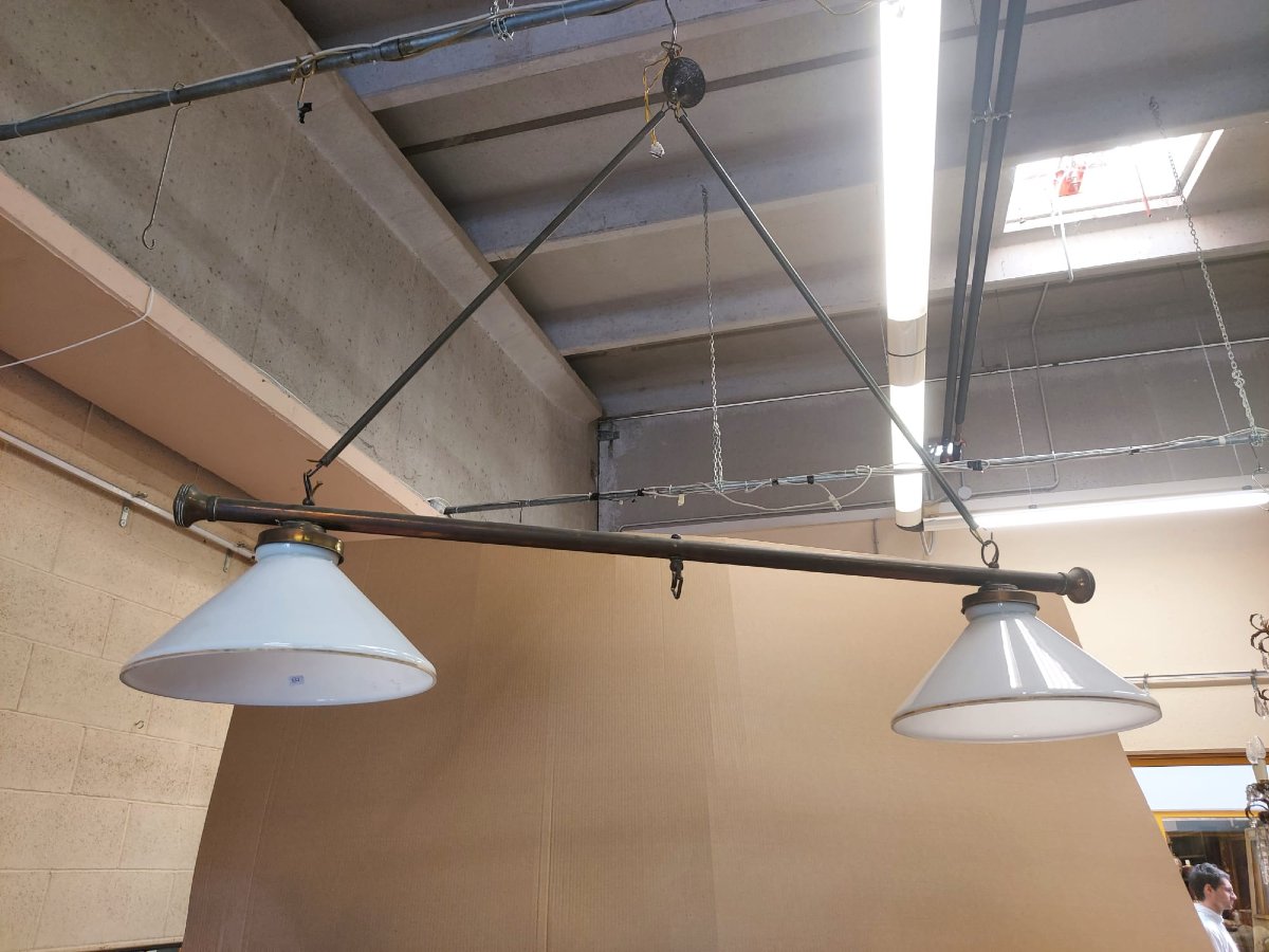 Two-light Billiard Table Chandelier-photo-3