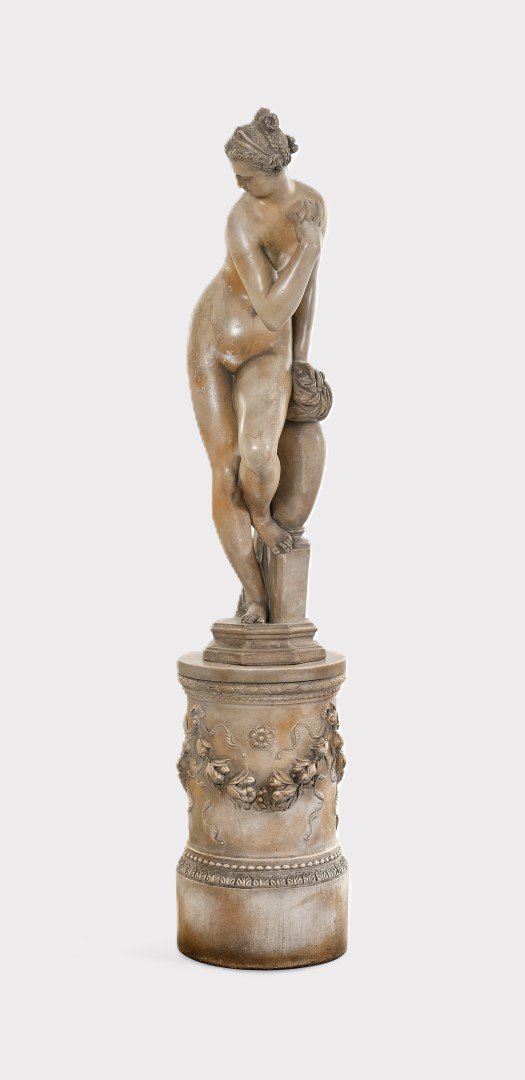 Painted Terracotta Sculpture Depicting Venus