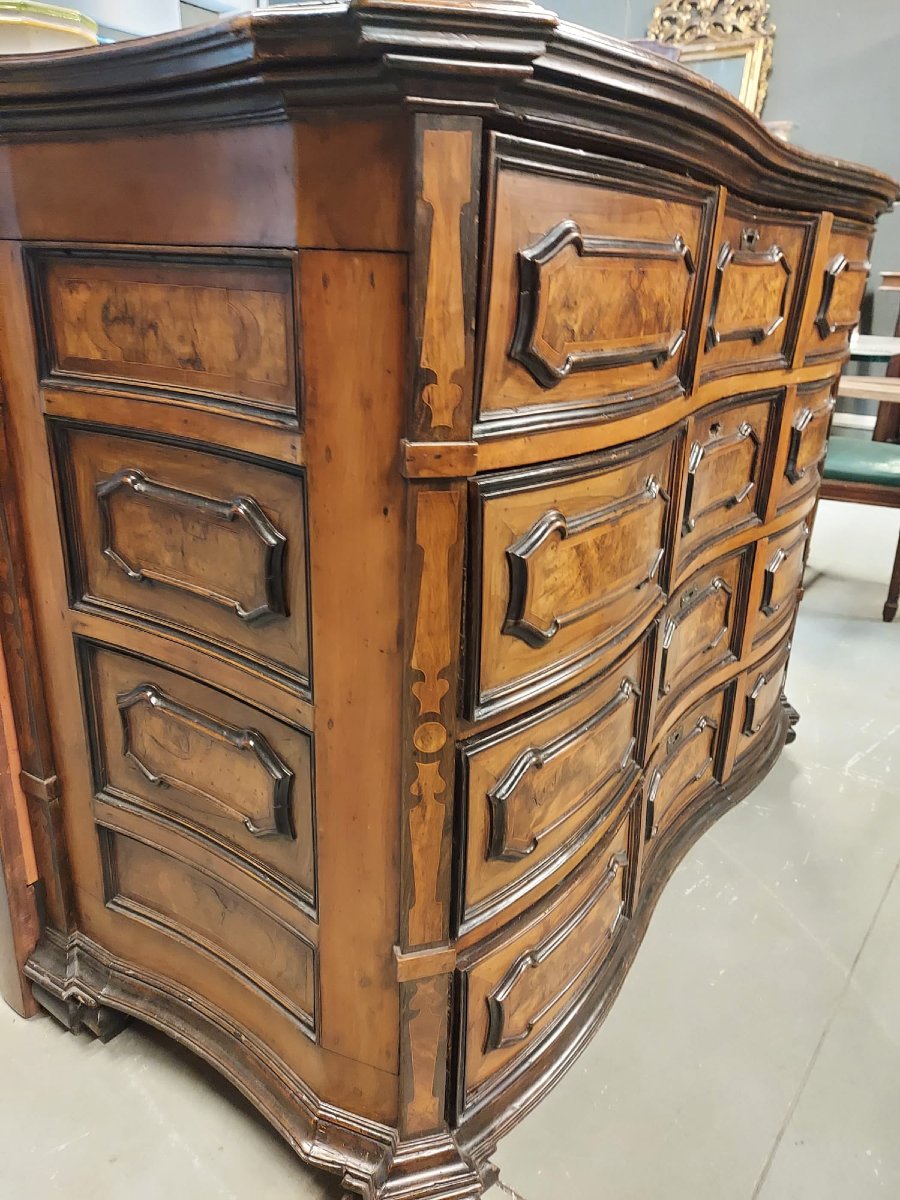 Commode lombarde du XVIIIe siècle-photo-4