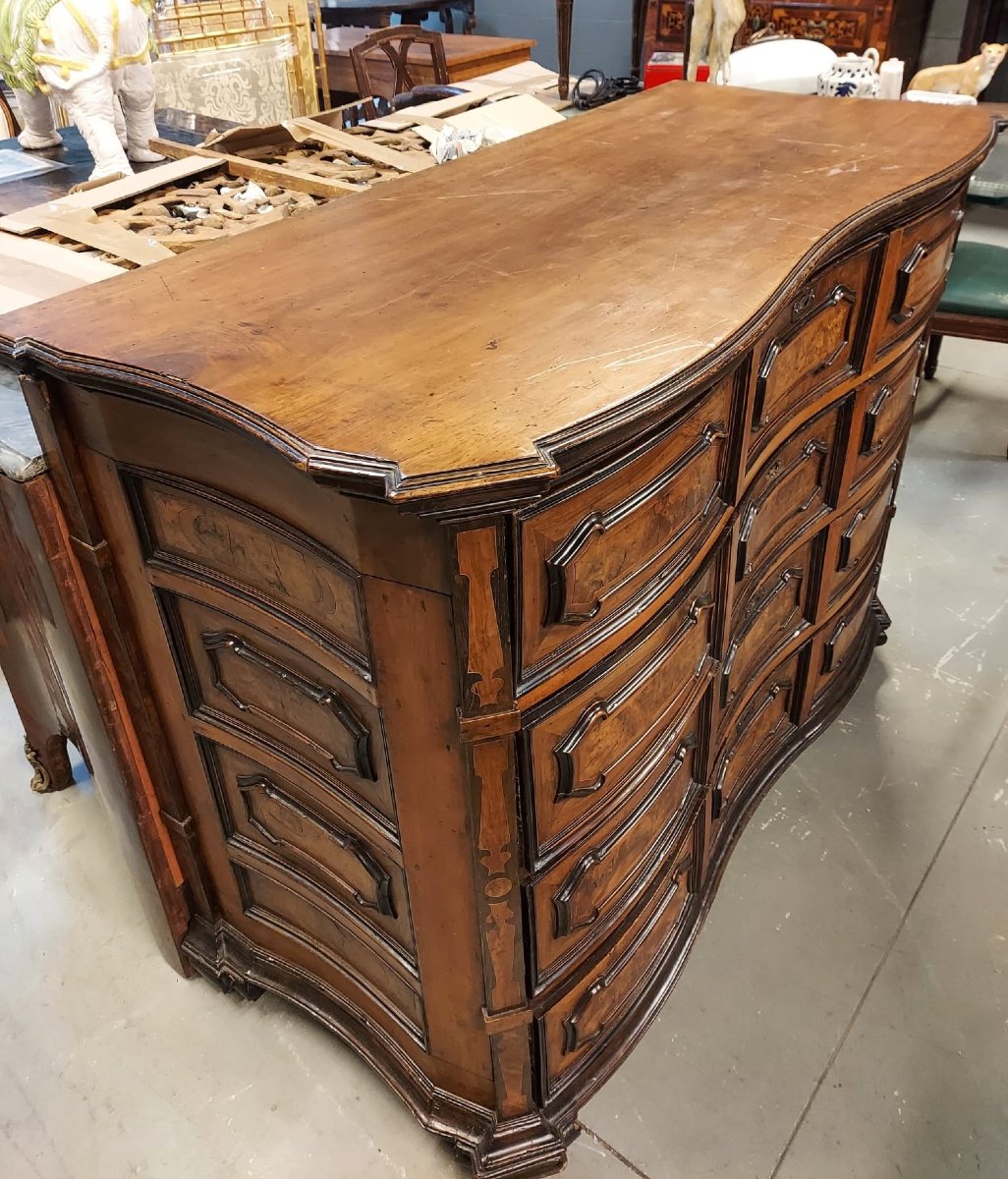 Commode lombarde du XVIIIe siècle-photo-1