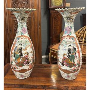 Porcelain Trumpet Vases