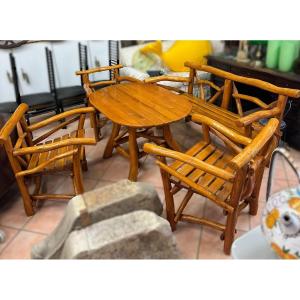 Birch Wood Living Room Set