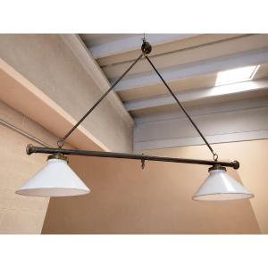 Two-light Billiard Table Chandelier