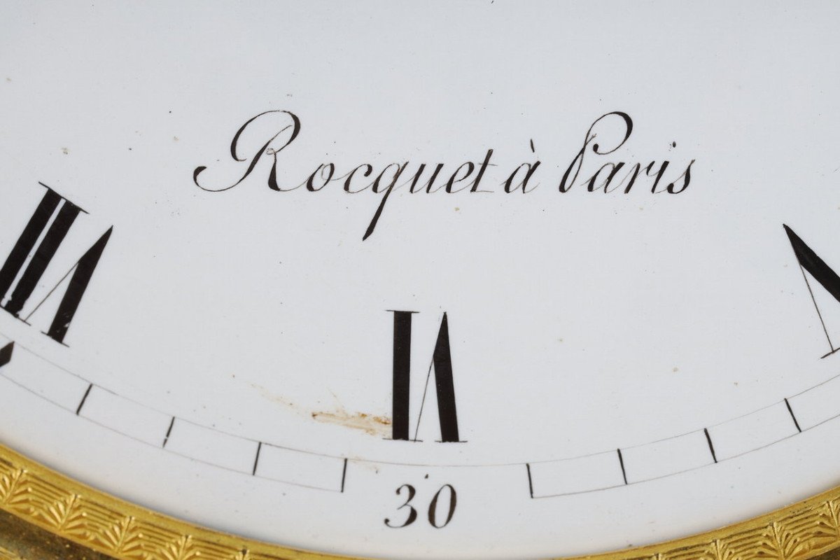 Portico Clock From The Louis XVI Period By Jacques-claude-martin Rocquet-photo-8