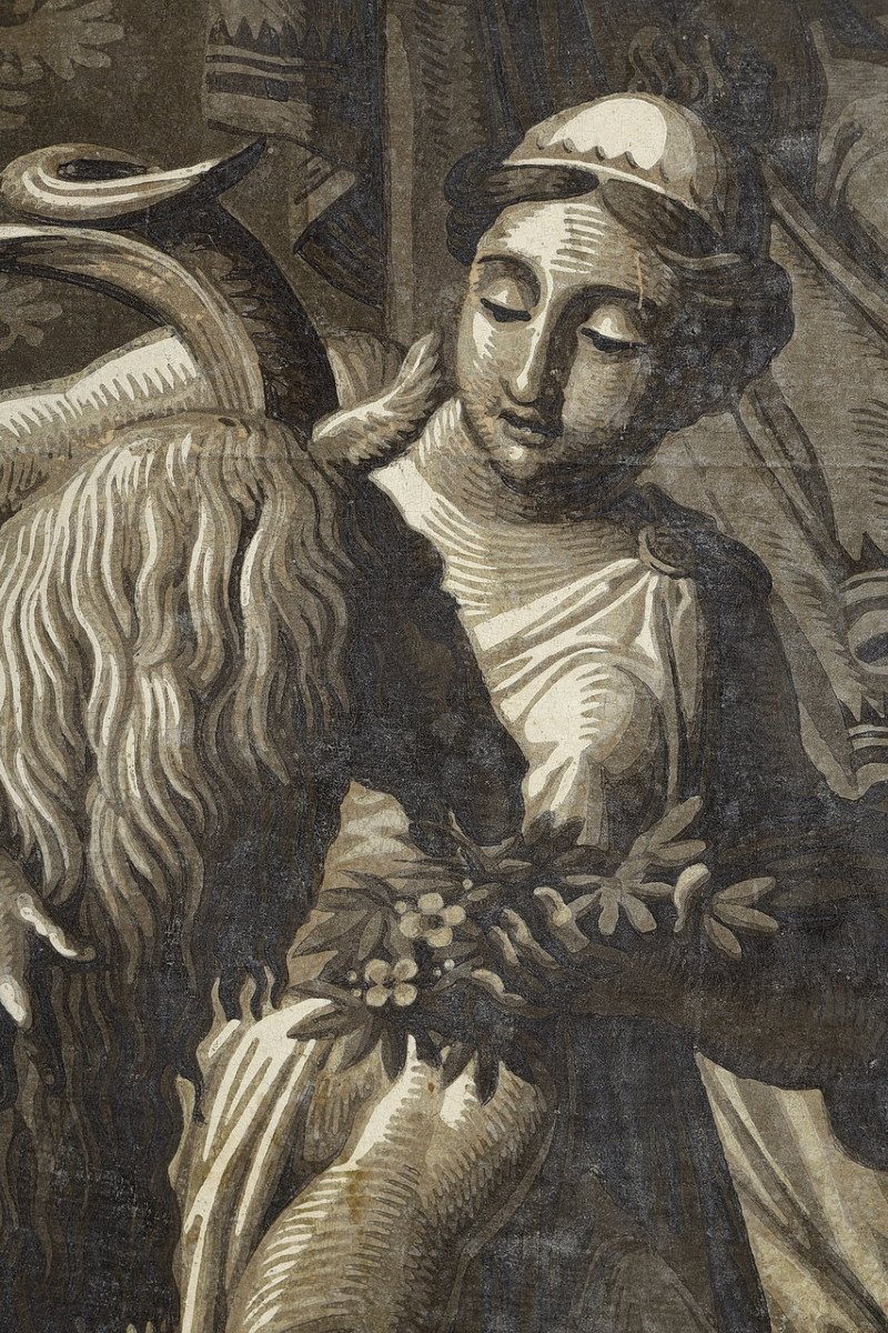 Wallpaper "zueus Fed By The Goat Amalthée", Empire Periode-photo-7