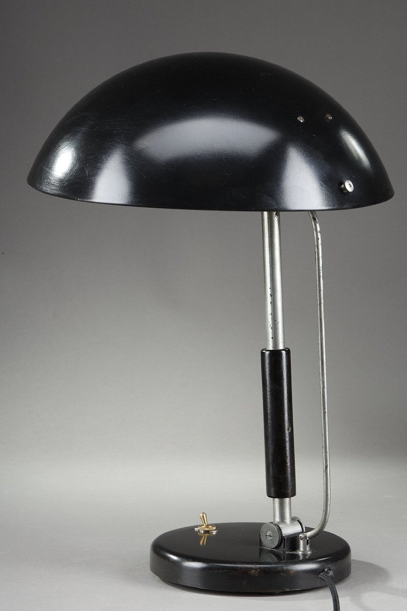 Lampe De Table Art Déco "6580" Par Karl Trabert & G. Schanzenbach & Co, XXe Siècle-photo-2