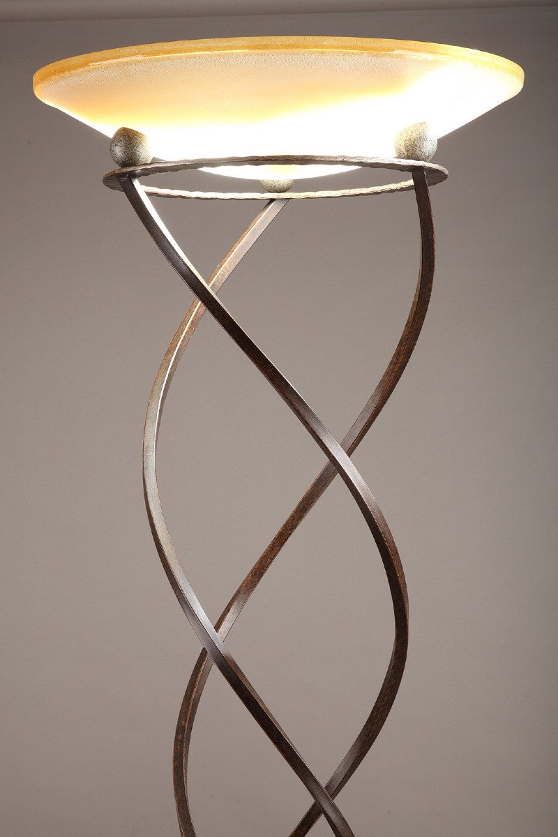 Lampadaire Antinea Terra Par J-f Crochet, Edité Par Terzani, XXe Siècle-photo-1