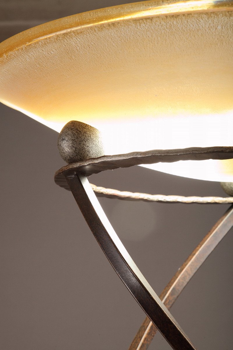 Lampadaire Antinea Terra Par J-f Crochet, Edité Par Terzani, XXe Siècle-photo-8