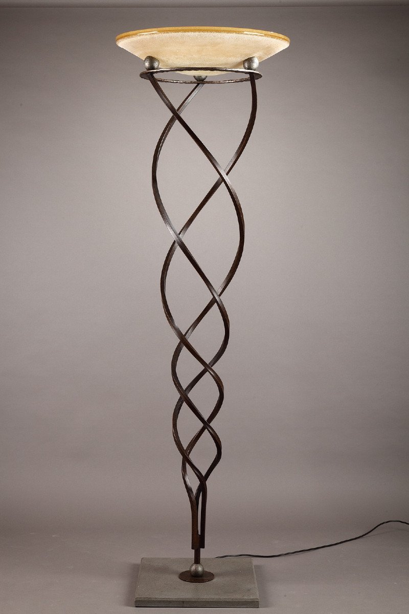 Lampadaire Antinea Terra Par J-f Crochet, Edité Par Terzani, XXe Siècle