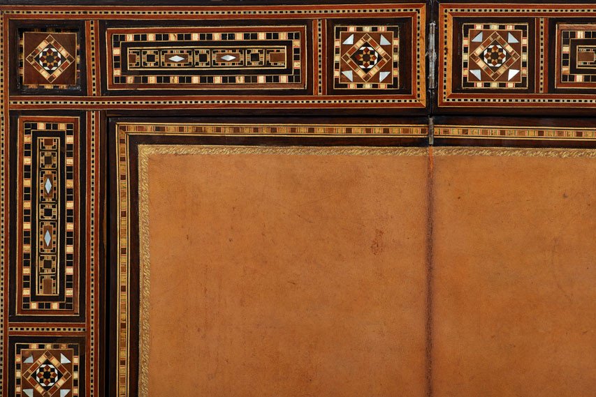 Table De Trictrac à Décor De Marqueterie Et Incrustations, Syrie, XIXe Siècle -photo-2