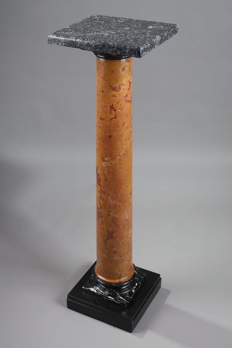 Column In Red Marble From The End Of The 19th Century-photo-4