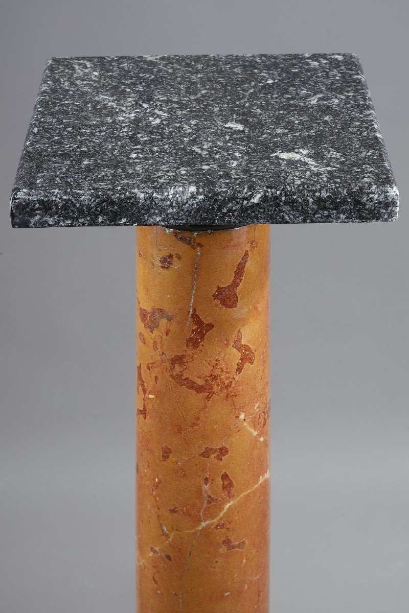 Column In Red Marble From The End Of The 19th Century-photo-2