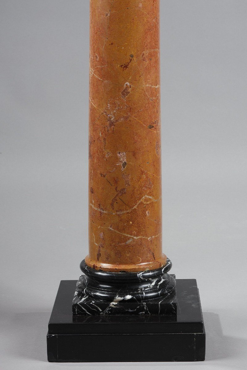Column In Red Marble From The End Of The 19th Century-photo-4