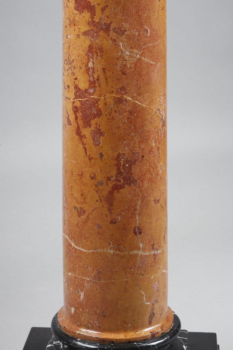 Column In Red Marble From The End Of The 19th Century-photo-5