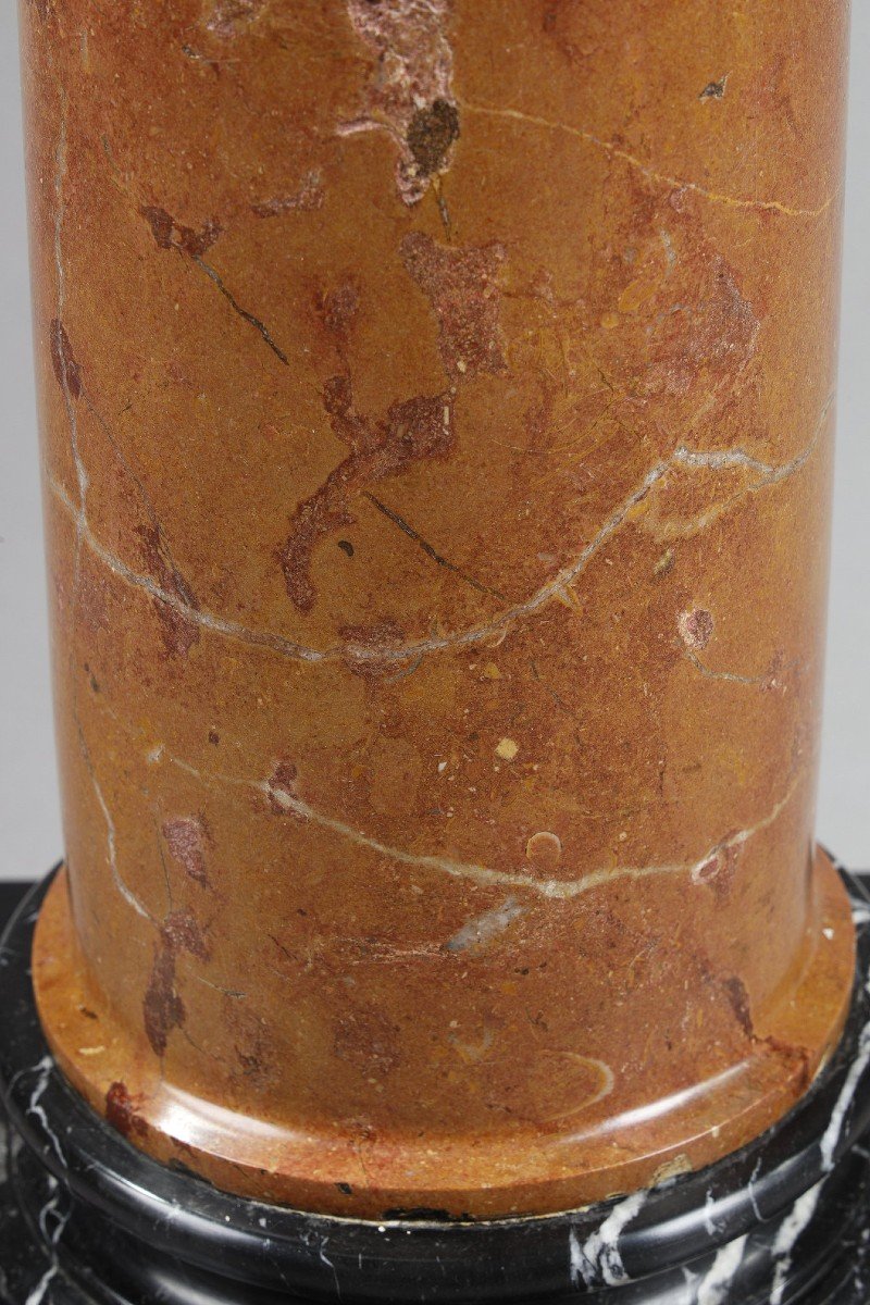 Column In Red Marble From The End Of The 19th Century-photo-6