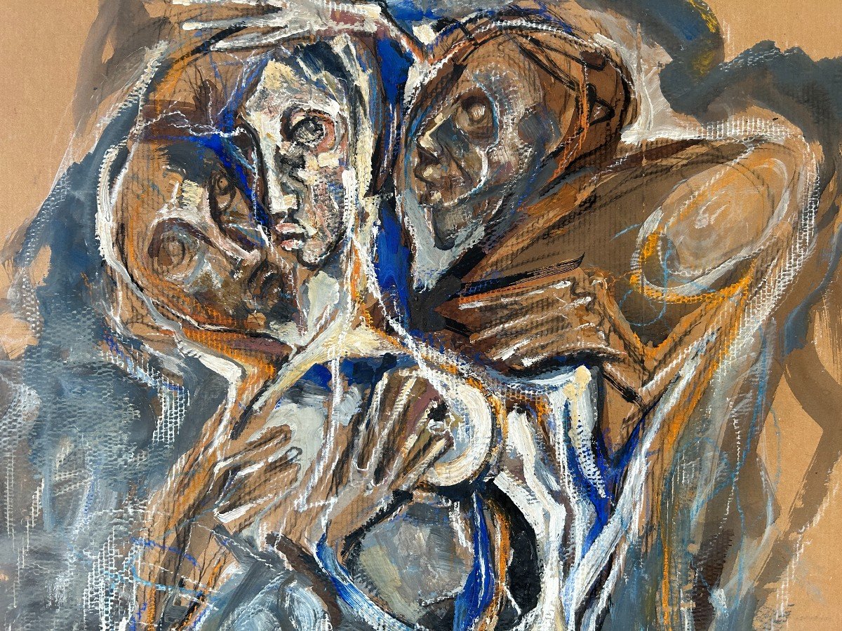 Painting Representing Venus Anadyoneme Suite Dionysus By Pôl Roux-photo-3