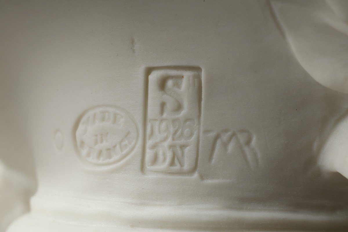 Bust Of Cupid In Sèvres Biscuit-photo-8